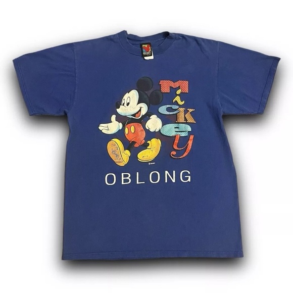 Vintage 1990s Disney Mickey Mouse Cartoon T Shirt Size Large Made In USA - Picture 1 of 3